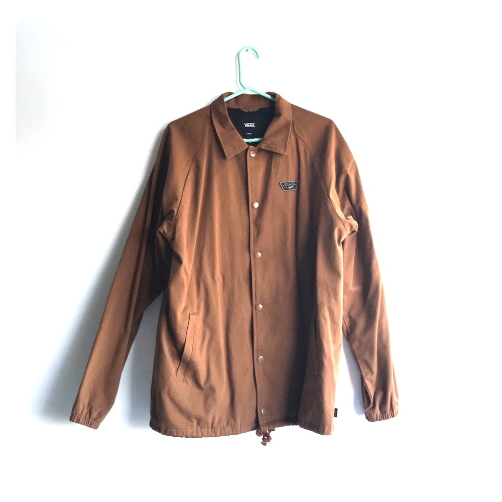 Brown vans button up jacket